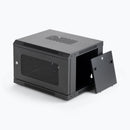 6U - Enclosure Wall Mounted Secure Indoor Rack Mounting Solution for Amplifiers Rack Mounts Vented