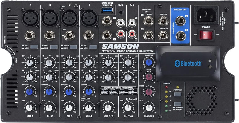Portable PA System, ALL in One Package, Easy Setup, Take Down and Move.. Samson Quality.