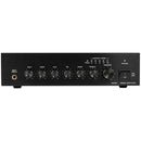 40W Tabletop Mixer-Amplifier 70V / 100V or 4 Ohm 2 Mic 1 Aux 1 Telephone Inputs