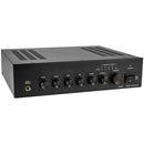 40W Tabletop Mixer-Amplifier 70V / 100V or 4 Ohm 2 Mic 1 Aux 1 Telephone Inputs