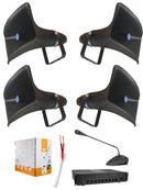 4 Atlas CJ46  Horn Speaker System Complete PA Kit Warehouse / Construction Yard / Work Shop Paging