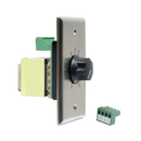 Volume Control for 70V audio: 100 Watt Single Gang Stainless Steel 70.7V Commercial Attenuator