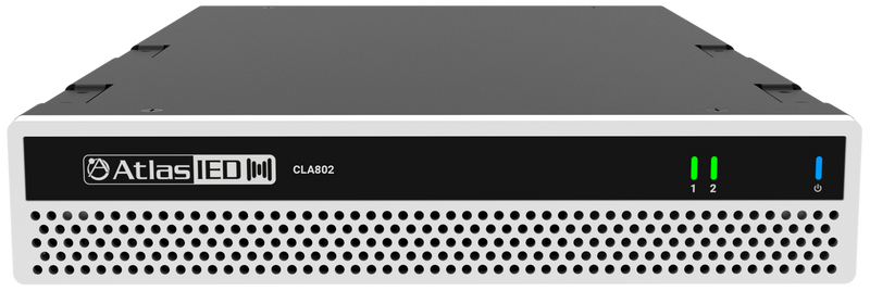 Atlas Power Amp - 800-W Two Channel - 70V & 8ohm - Multi Impedance Power Share Amplifier