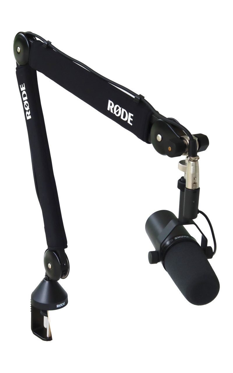 Combination Package SHURE SM7B Microphone & RODE PSA1+ Boom Arm Stand with XLR Cable Combo