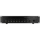120W 2U Rack Mount PA Mixer-Amplifier 70V/100V/4 Ohm 3 Mic 2 Aux 1 Tel Inputs