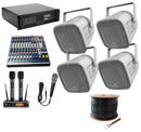 High End Stadium-Quality PA Kit - 4 Speakers