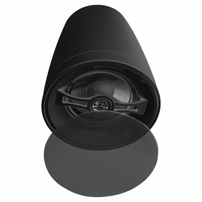 OSD Nero Arc 6.5" 2 Way Coaxial Indoor/Outdoor Pendant Style Speaker, 8Ohm/70V, Black
