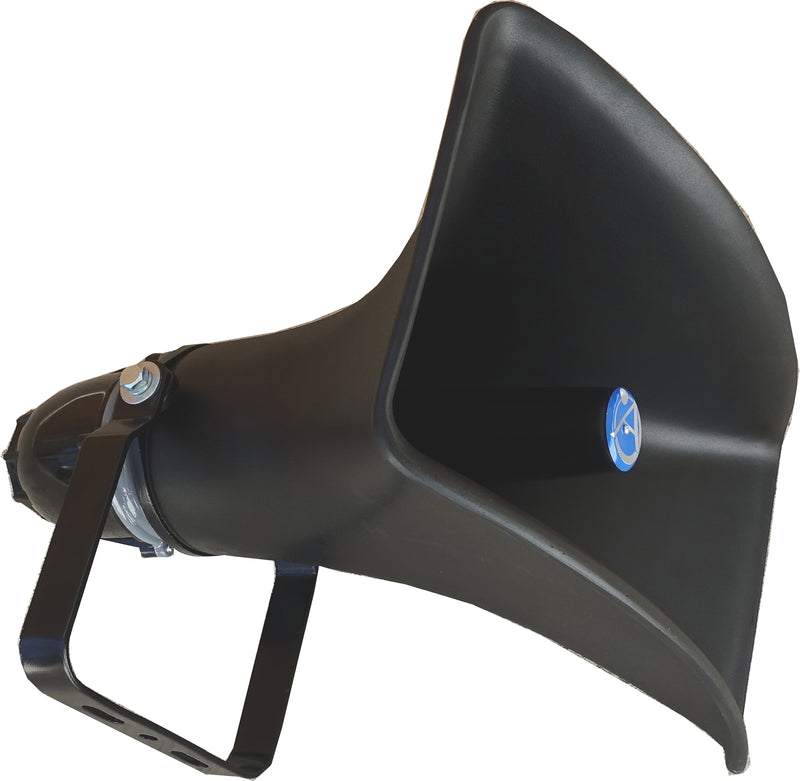 Atlas CJ-46 - 22" inch 120° x 60° Wide Dispersion Commercial Horn Speaker Outdoor Weatherproof with 70V volt Rear Driver Installed, ready for use.
