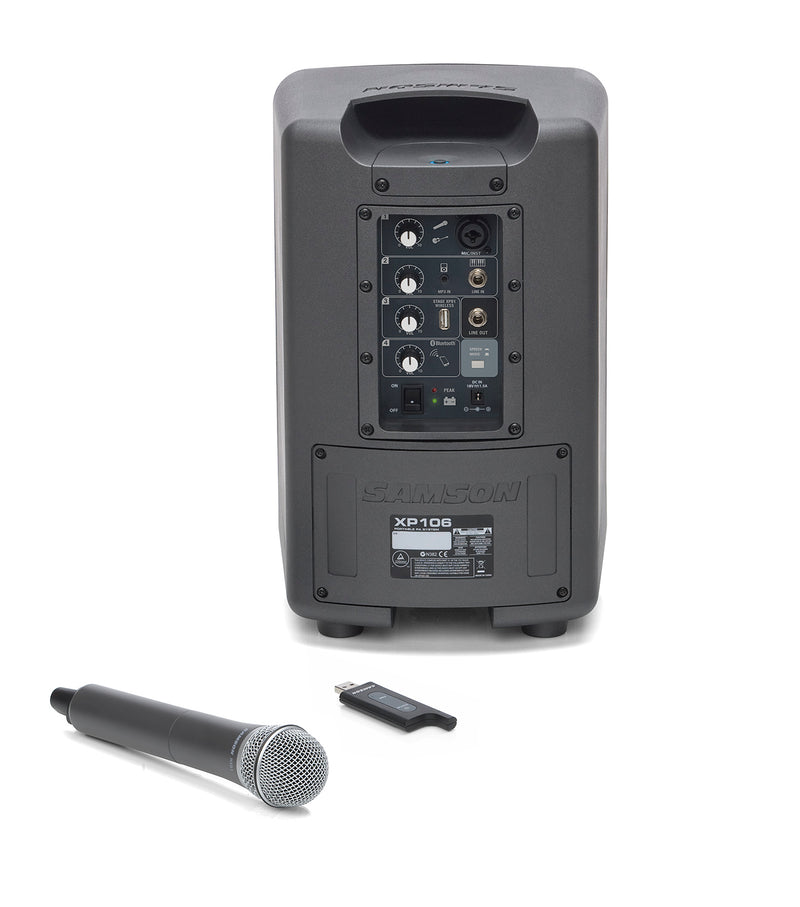 Samson Expedition XP106w Portable PA Kit Speaker