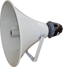 Large 20" Horn Speaker with Rear Driver - fully weatherproof very high quality durable material and bracket included